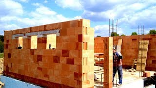 BUILDING TUTORIAL PART2 CH2  BRICKLAYING LOAD BEARING WALLS [upl. by Nosoj]