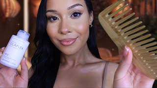 ASMR Relaxing Scalp Treatment amp Spa Massage For Headaches 🌿 Hair play Hair Brushing amp Shampoo [upl. by Rebmyk]