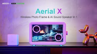 AEEZO Aerial X Digital Phone Frame amp Speaker in 1 [upl. by Gladdie]