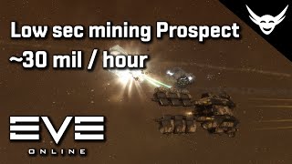 EVE Online  Lowsec mining gives decent ISK [upl. by Binnie596]