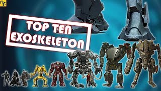 Top 10 ExoSkeletons Ranked  SciFi Films [upl. by Charley10]