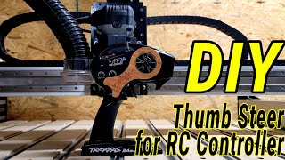 Thumb Steer for RC Controller  DIY [upl. by Ahsikad]