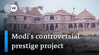 Why Indias Ayodhya Ram Mandir temple inauguration is so controversial  DW News [upl. by Trudey]