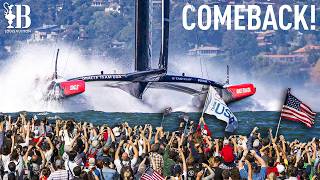 The GREATEST Comeback ever 🔥 USA v New Zealand  34th Americas Cup [upl. by Musser]