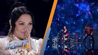 Duo Costache moment cu acrobații care îți taie răsuflarea  Românii Au Talent S14 [upl. by Aihsemak]