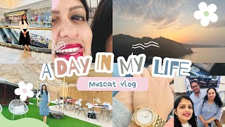 MUSCAT vlog  met friends  BOATING muscat mall🏢  shipping 🛍️🛒 [upl. by Milli]