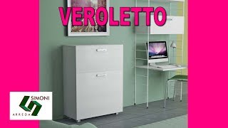 Mobile Letto Veroletto  Simoni Arreda  Milano [upl. by Eel]