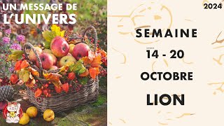 LION HOROSCOPE SEMAINE DU 14 AU 20 OCTOBRE 2024 [upl. by Gnidleif]