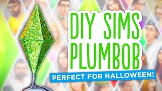 DIY Sims DiamondPlumbob  Easy Halloween Costume [upl. by Jorrie]