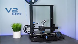 Creality Ender3 V2  Overview  Leveling amp Print [upl. by Dralliw602]