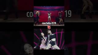 Blackpink Coachella 2023 Vs 2019🤯Which wins🤔SUBSCRIBEshorts [upl. by Nylesor]