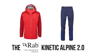 Spotlight Rab  Kinetic Alpine 2 0 Jacket and Pant [upl. by Noryd]