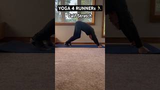 YOGA for RUNNERs 🏃 Calf Stretch right and left [upl. by Porty]