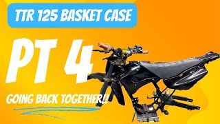 TTR 125 build part 4 basket case ttr 125 full mod [upl. by Atiuqehs25]