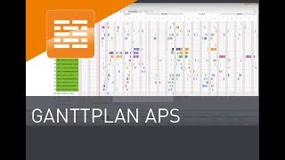 GANTTPLAN APS  Produktionsoptimierung in der Industrie 40 [upl. by Okihsoy199]