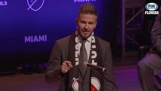 David Beckham awarded MLS expansion franchise in Miami [upl. by Nnyleuqaj]