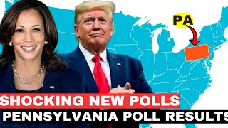 Latest Pennsylvania poll results Donald Trump vs Kamala Harris 2024 US Election [upl. by Pacheco]