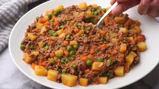 Picadillo de Carne Molida con Papas [upl. by Doris]