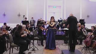 Quantz Flute Concerto  1st movement  Karen Kobayashi  NYCO [upl. by Cesaro]