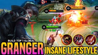 FINALLY Granger Best One Shot Lifesteal Build amp Emblem  Build Top Global Granger 2024  MLBB [upl. by Nellac]