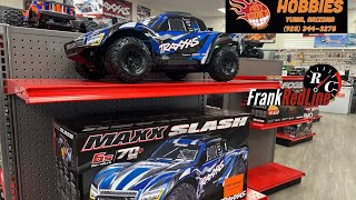 Traxxas Maxx Slash First look and size comparison arrma mojave  traxxas udr [upl. by Naveb]