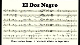 El Dos Negro  Partitura para Mariachi  Versión Pepe Villa [upl. by Guerra]