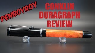 Conklin Duragraph Fountain Pen Review [upl. by Ahsenom]