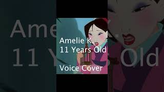 Mulan Reflection  Disney SingAlong  Voice Cover by Amelie K [upl. by Nahoj]