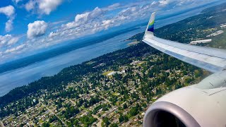 4K – Full Flight – Alaska Airlines – Boeing 737990ER – SEAKTN – N457AS – AS56 – IFS Ep 613 [upl. by Margi]