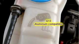 Audi G12 Aluminum Compatible Coolant Antifreeze [upl. by Aerdua]