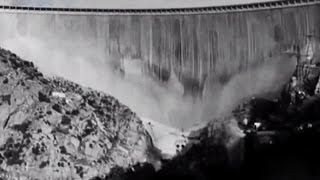 1970 Franco Inaugura la Presa de la Almendra Salto de Villarino  Río Tormes Zamora Castilla León [upl. by Desimone577]