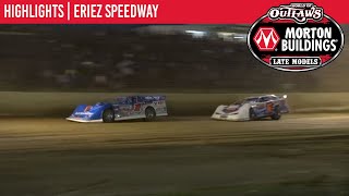 World of Outlaws Morton Building Late Models at Eriez Speedway August 22 2021  HIGHLIGHTS [upl. by Mears]