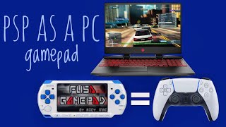 Use your PSP as a wired PCPS3 gamepad  FusaGamepad [upl. by Nitaf]