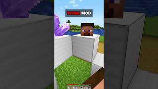 MINECRAFT  SPAWN TITAN MOB IN MINECRAFT🤯 WAIT FOR ITWITH はいよろこんで minecraft shorts [upl. by Doralin]