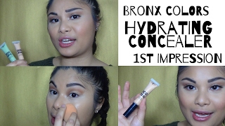 Bronx Colors HYDRATING CONCEALER Review [upl. by Ihsoyim]