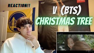 BTS V  Christmas Tree Our Beloved Summer REACTION [upl. by Eornom520]