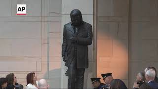 Johnny Cash statue unveiled at the US Capitol [upl. by Cohla]