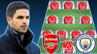 Arsenal vs Manchester United  EPL Matchweek 5  Man City Potential lineup  Premier league 202425 [upl. by Zacharie]