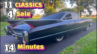 PRICE DROP Classic Cars from 1955 to 1965 [upl. by Enymsaj]