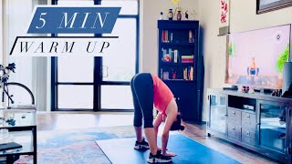 5 MIN WARM UP FOR AT HOME WORKOUTS Full Body [upl. by Adnolohs]