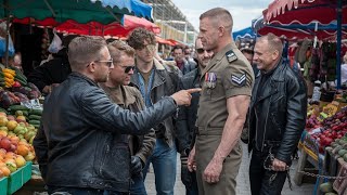 Bikers Mess with the WRONG Soldier at a Busy Marketplace [upl. by Noimad]