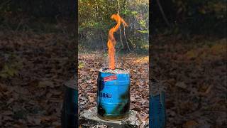 Survival Skills How to Make a Swedish Candle from Wood Shavings survival camping lifehacks [upl. by Nitsur]