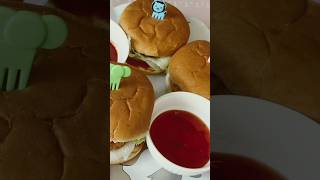 Howtomakechicken burger 🍔one monthfreezerecipe shortsvideo [upl. by Sopher]