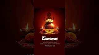 Happy Dhanteras Wishes Status  Dhanteras WhatsApp Status  धनतेरस स्टेटस  Dhanteras 2024 Status [upl. by Nhoj]