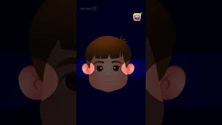 Head Shoulders Knees and Toes shorts chuchutv nurseryrhymes KidsSongs kidslearning kids [upl. by Elena]