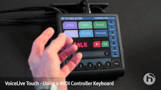 VoiceLive Touch  Using a MIDI Controller Keyboard [upl. by Boswall]