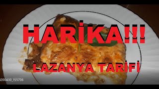 LAZANYA TARİFİ  NEFİS LAZANYA NASIL YAPILIR [upl. by Costello]