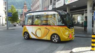 The driverless bus in Sion [upl. by Morey]