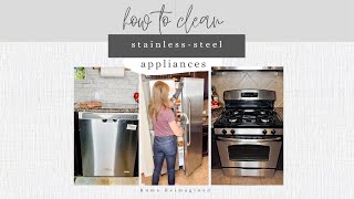 How To Clean Stainless Steel Appliances The RIGHT Way [upl. by Artinahs]