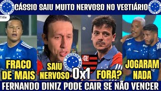 🤬🔥 CASSIO NERVOSO NA SAÍDA DO CAMPO  MARLON FRACO E FERNANDO DINIZ AMEAÇADO [upl. by Walker]